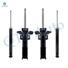 Set Front Suspension Strut Assembly-Rear Shock For 2008-2014 Mercedes-Benz C300