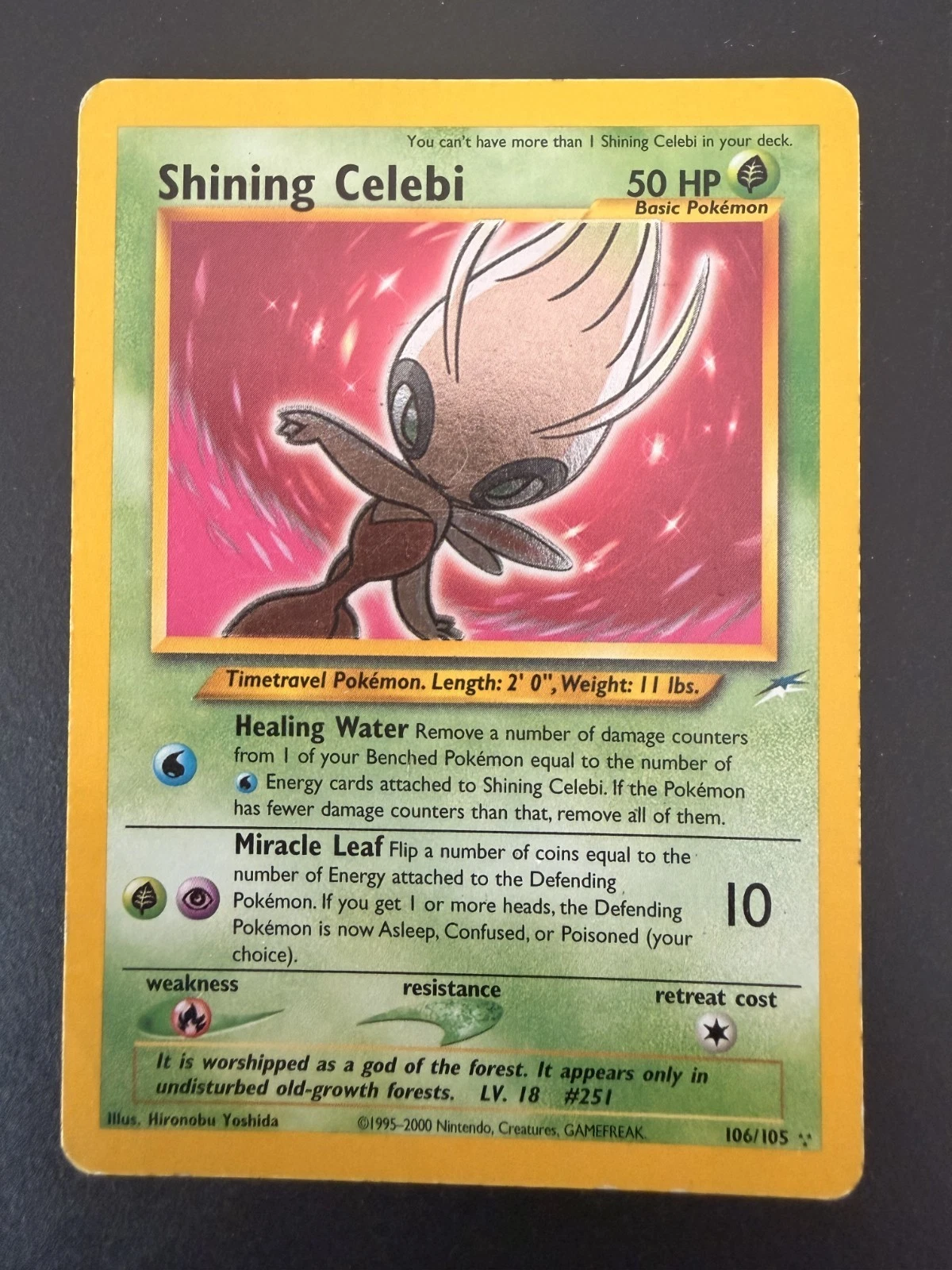 Shining Celebi - Neo Destiny #106 Price & Value ($549.99) | PokeScope