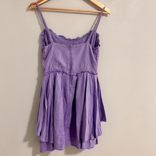 Tigerlily Mini Dress Size 8 Purple Adjustable Straps - Picture 2 of 8