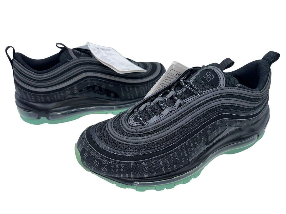 Glow All Black 97's NIKE AIR MAX 97 MATRIX GREEN GLOW 2019