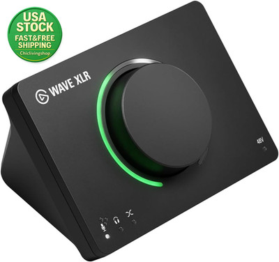 Wave XLR MK2 USB Audio Interface XLR Microphones 80Db Gain Effects