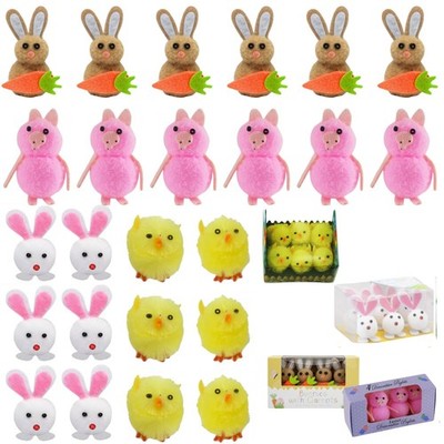 Frohe Ostern Bommel Hase Küken Set Hoppy Ostern Basteln Haube Deko