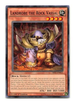 Landrobe the Rock Vassal - SR01-EN012 1st Edition - YuGiOh-LP