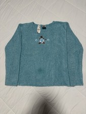 NWT Vintage 2000 Scooby-Doo Flower Fur Sweatshirt Size Youth XL Cartoon Network