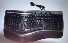 Microsoft Natural Ergonomic Keyboard 4000 v1.0, Model KU-0462, Tested. Working 