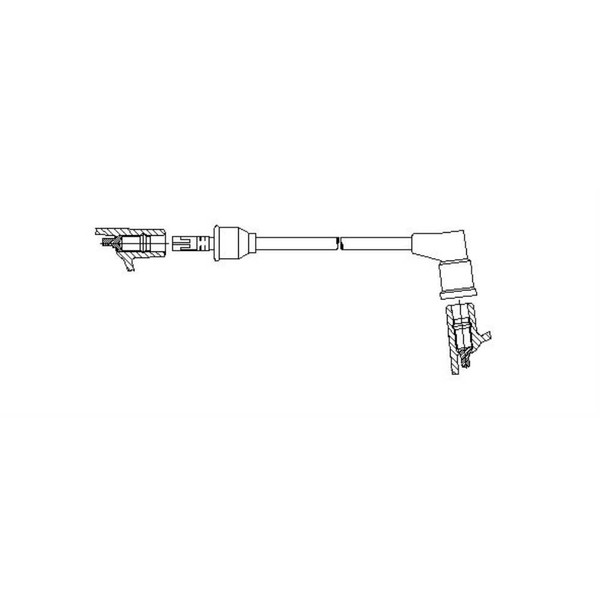 Bremi ZüNdleitung AnschlussausfüHrung DIN FüR Ford Sierra GBG GB4 GBC-image