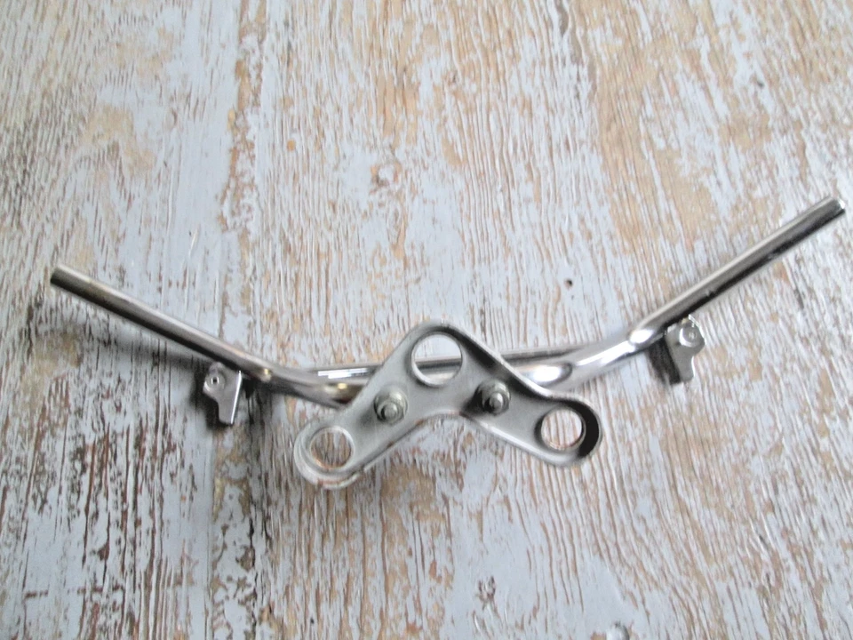 Manillar vintage Yamaha 1972 JT2 / JT2MX 367-26111-03-00 con abrazadera superior Foto 4 de 4