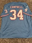 Earl Campbell HOF 91 Autographed/Signed Nike Houston Oilers NFL Jersey Beckett