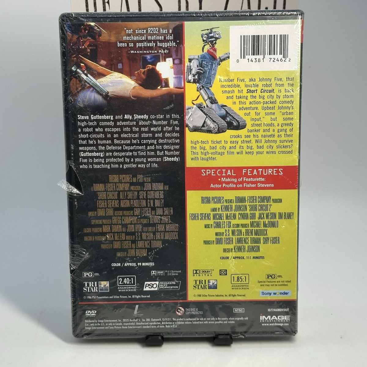 Short Circuit/Short Circuit 2 (DVD, 2012) for sale online | eBay