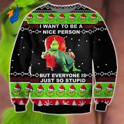 The Grinches Ugly Sweater: Be a Nice Person this Christmas with The Grinches I W