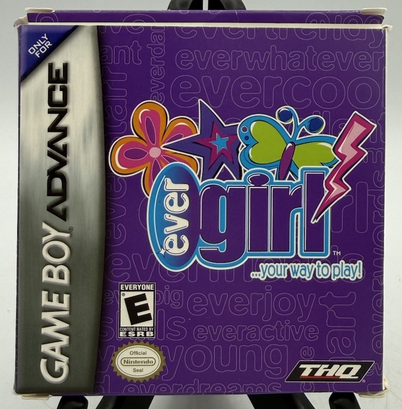 GBA - Ever Girl Box And Game No Manual - Game Boy Advance RARE!