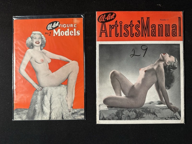 Nude Artists' Models  Men's Magazine Circa 1940’s