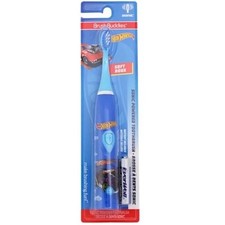 Brush Buddies Blue HOTWHEELS Girls/Kid Battery Sonic Powered/Electric Toothbrush