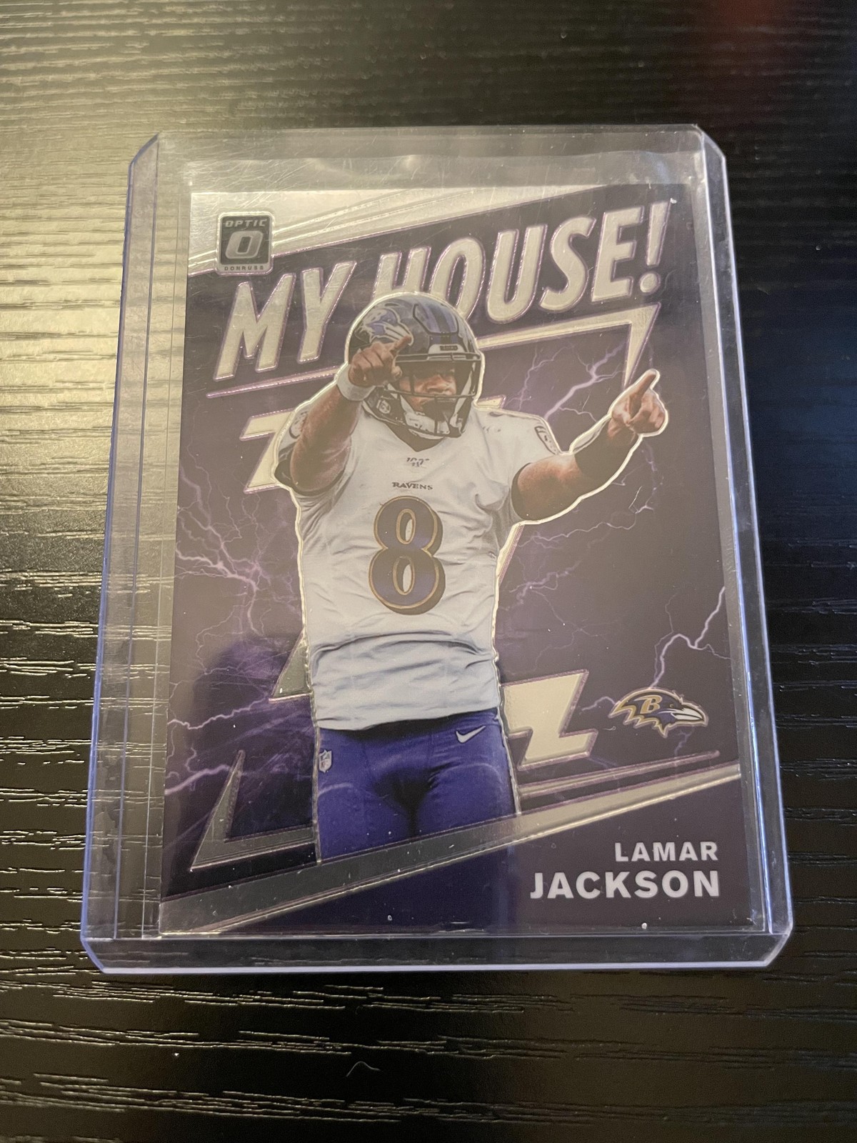 2020 Donruss Optic #MH-1 Lamar Jackson My House!