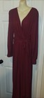 burgandy romper 3x new, fall, burgundy, holiday,  Christmas, Valentine's day  — photo 2