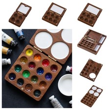Mini Watercolor Palette Mixing Paint Tray Pocket Palette Art Supplies Empty Box