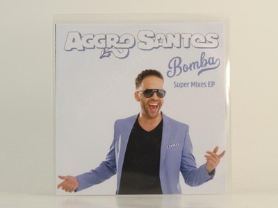 AGGRO SANTOS BOMBA (D76) 3 Track Promo CD Single including Picture Sleeve F.O.D.