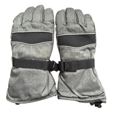 3M Thinsulate Mens Grey Waterproof Winter Ski Gloves Size S/M Insulated Grip