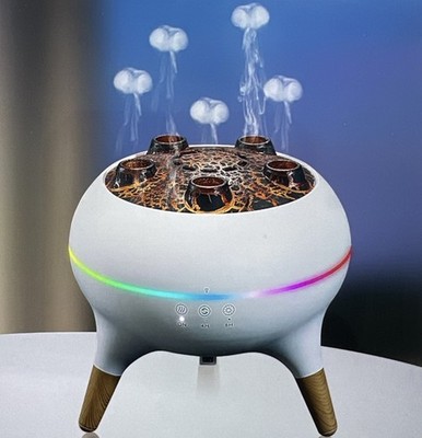 Dynamic Jellyfish Aroma Diffuser, 250ML, 7 Color Lights, Remote, Sound Pickup
