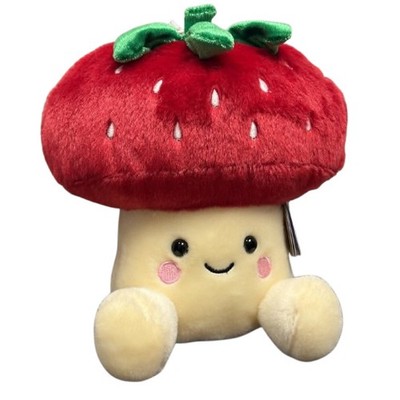 Aurora Plush -Party Sized Palm Pals - LUCY STRAWBERRY MUSHROOM (Medium - 8 inch)