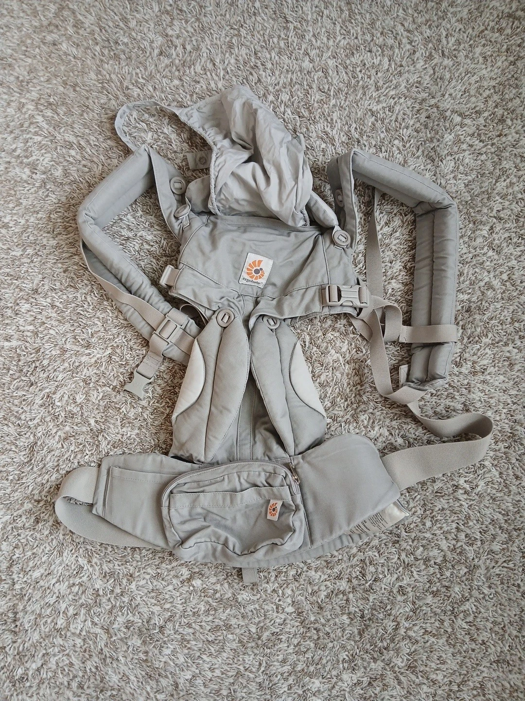 Ergobaby BCS360GRY Omni 360 All-In-One Baby Carrier - Pearl Grey