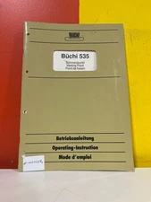 BÜCHI M-023110318q 535 Schmelzpunkt Betriebsanleitung Operating-Instruction
