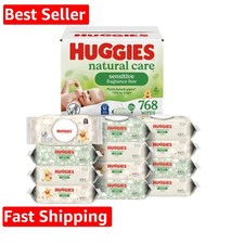 Natural Care Sensitive Baby Wipes, Unscented, Hypoallergenic, 99 Purified Wa...
