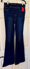 SPANX Flare Jeans Womens Small Midnight Blue Shade pull-on 20327R NWT