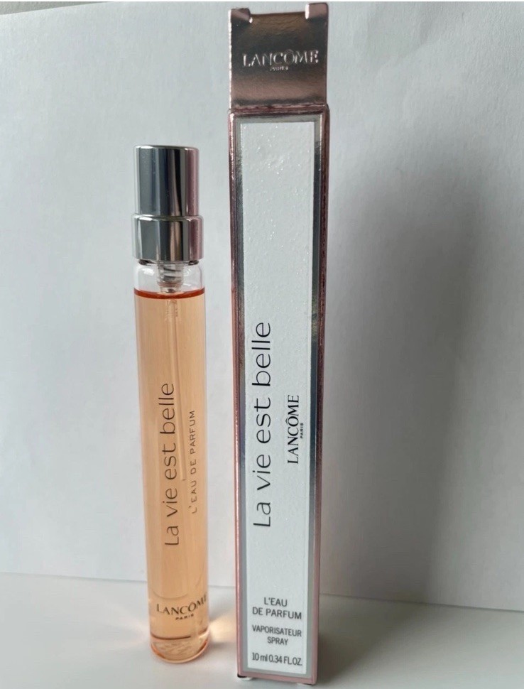 Lancôme La vie est belle L'Eau de Parfum Travel Spray 0.34 oz. NIB Free Shipping
