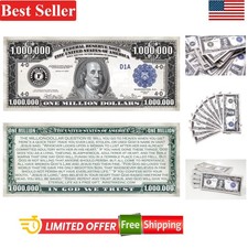 Christian Gospel Tracts Pack of 100 with Million Dollar Bill 6.13 x 2.63 in
