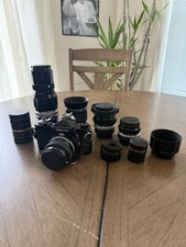 Nikon Nikkormat FTN SLR Camera with Nikkor Lenses, Soligor Filters, Accessories