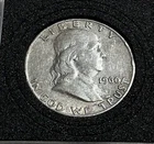 1960-D Benjamin Franklin Half Dollar, 90% Silver