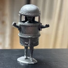 Walking Astronaut Figure Silver Space Suit Marx Operation Moon Base Playset
