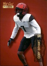 2022 Wild Card Matte #MB-19 Coby Bryant Red