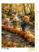 Calvendo Puzzle The Pumpkin Bridge | 1000 Pieces, Finished Size 25.2 × 18.9 In (