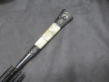 Antique Sterling  MOP Handle Umbrella Frame cl
