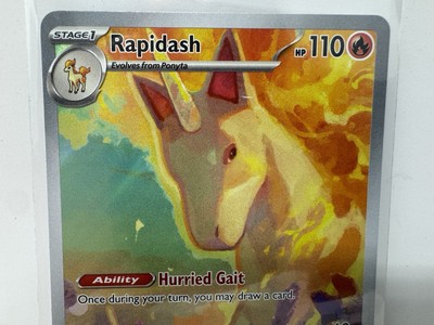 Rapidash 189/182 Destined Rivals Dri Illustation Rare English