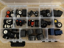 Preowned Lot Of Lego Wheels And Tires Approx....