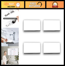 100-Pack Waterproof Magnetic Dry Erase Labels - Reusable Name Tags for Office, C
