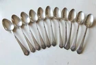 Towle Lady Mary Spoons, Sterling Silver. (11 Pcs) 218 Grams. Scrap. Mono B