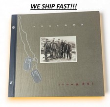 Platoon Laserdisc trung doi Special Edition Coffee Table Set Script Book Rare