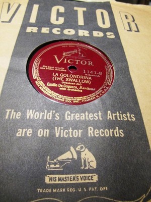 MEXICAN FOLK SONG 1928 Latin EMILIO DE GOGORZA La Paloma/ Golondrina VICTOR 1141