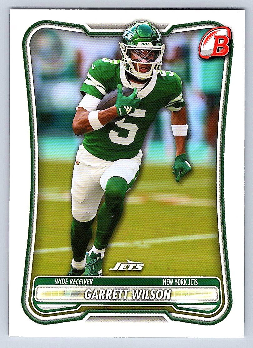 2026 Bowman Football Base # 79 Garrett Wilson - New York Jets -