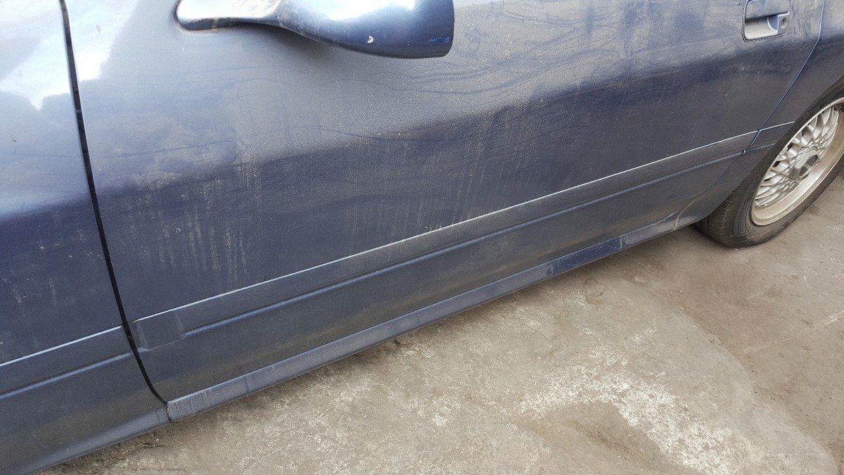Left Front Door MAZDA RX7 power no glass no mirror 1990