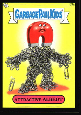 2014 Topps Garbage Pail Kids Series 1 Attractive Albert Black #53a