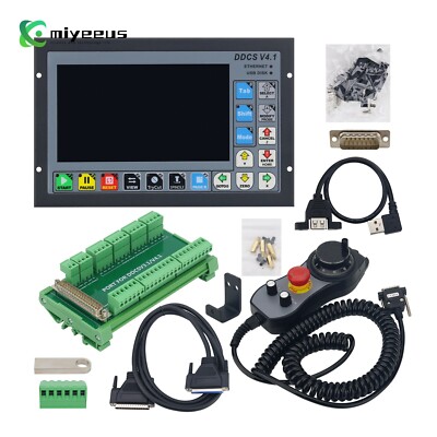 The Latest DDCS Version4.1 4 Axis Independent CNC Offline Controller Machine