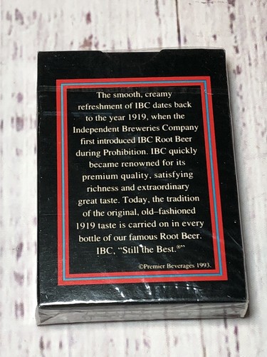 1993 IBC Root Beer Playing Cards NEW Sealed Deck Of Cards - Picture 3 of 6