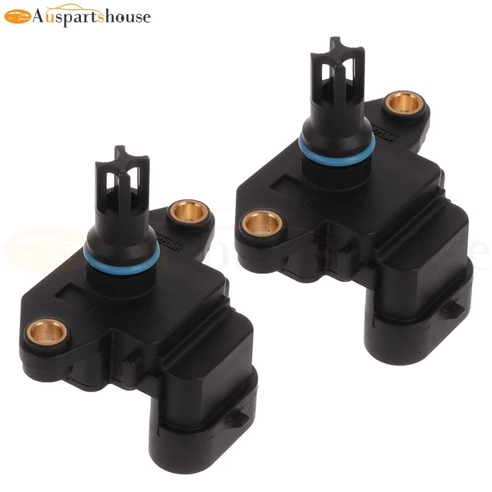 2x Sensor de presión MAP para Ford F-250 F-350 Super Duty 1999-03 6,8 L 7,3 L SU8499 Foto 2 de 4