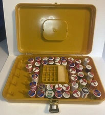 Vintage Wilson Mfg. Wilhold Thread Caddy Sewing Box Bobbin Spool Organizer Used