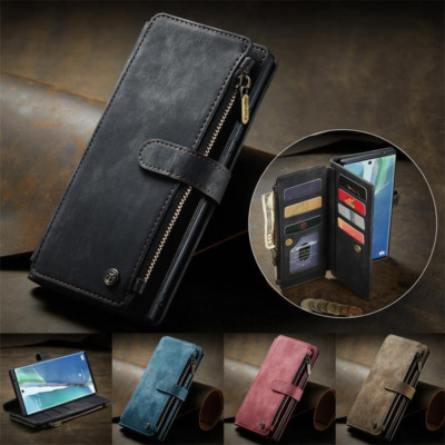 Hülle Für Samsung S26 S25 S24 S23 S22 S21 Ultra S10 Plus Case Leder Schutzhülle